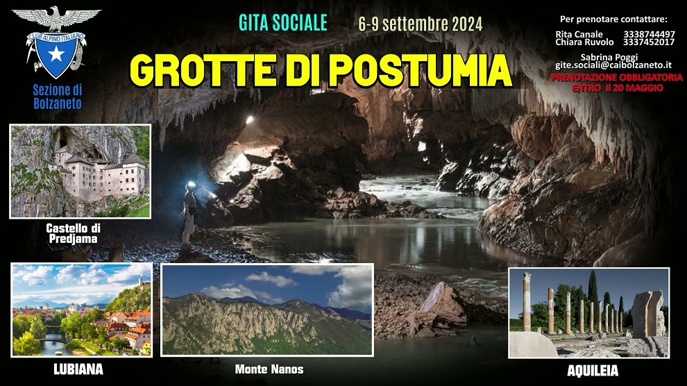 GITA SOCIALE GROTTE DI POSTUMIA